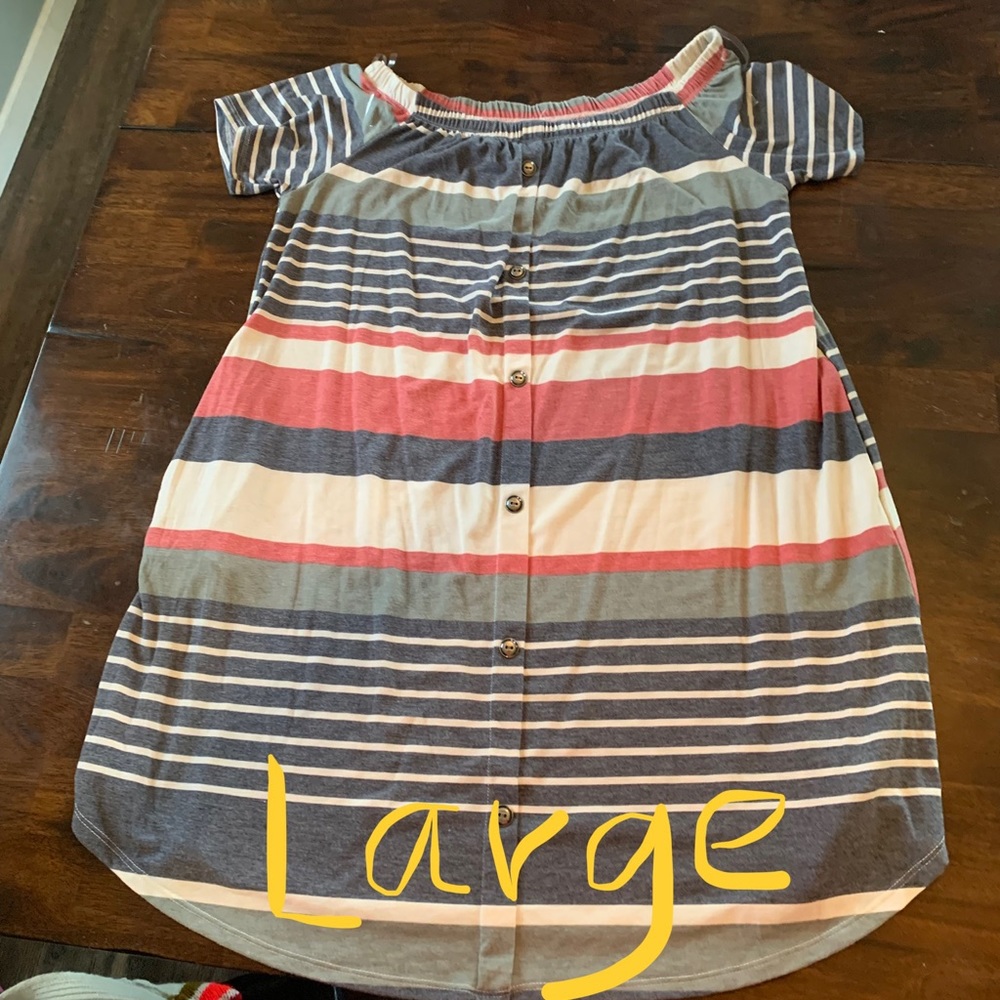 Off the shoulder dress